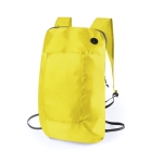 Faltbarer Rucksack aus 210D Polyester in attraktiven Farben farbe gelb erste Ansicht