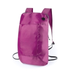 Faltbarer Rucksack aus 210D Polyester in attraktiven Farben farbe pink erste Ansicht