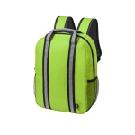 Recycelter Rucksack aus RPET 600D mit reflektierenden Streifen zweite Ansicht