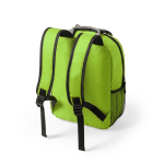 Recycelter Rucksack aus RPET 600D mit reflektierenden Streifen dritte Ansicht