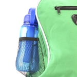 Günstiger Rucksack aus Polyester mit verschiedenen Fächern bedrucken farbe grün dritte Ansicht