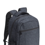 Gepolsterter Laptop-Rucksack im urbanen Design, 15'' farbe dunkelgrau zweite Ansicht