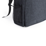 Gepolsterter Laptop-Rucksack im urbanen Design, 15'' farbe dunkelgrau dritte Ansicht