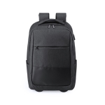 Laptop-Rucksack als Trolley nutzbar aus Polyester mit USB, 15'' farbe schwarz erste Ansicht