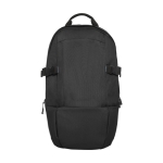 Recycelter Laptop-Rucksack für Notebook mit Logo, 15'' farbe schwarz zweite Vorderansicht