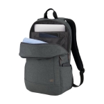 Hochwertiger Laptop-Rucksack als professionelles Geschenk, 15'' farbe dunkelgrau zweite Ansicht