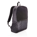 Reflektierender Laptoprucksack aus Recyclingmaterial, 15,6'' farbe schwarz