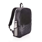 Reflektierender Laptoprucksack aus Recyclingmaterial, 15,6'' farbe schwarz zweite Ansicht