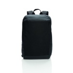 Laptoprucksack mit RFID-Schutz und USB-Anschluss bedrucken, 15,6” farbe schwarz zweite Ansicht