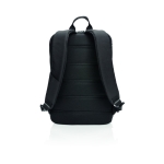 Laptoprucksack mit RFID-Schutz und USB-Anschluss bedrucken, 15,6” farbe schwarz dritte Ansicht