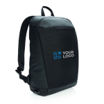 Laptoprucksack mit RFID-Schutz und USB-Anschluss bedrucken, 15,6” Ansicht mit Druckbereich