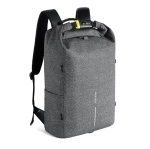 Hochwertiger, robuster Notebook Rucksack mit Diebstahlschutz, 15,6'' farbe grau dritte Ansicht