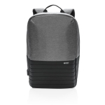 Zweifarbiger Laptoprucksack mit RFID-Schutz und USB-Anschluss, 15,6” farbe grau dritte Ansicht