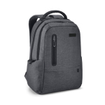 Wasserdichter Laptoprucksack mit USB-Anschluss mit Logo, 17'' farbe dunkelgrau