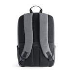 Nylon-Rucksack mit RFID-Fach für Laptop vorne mit Logo, 15'' farbe grau dritte Ansicht