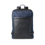 Stilvoller, jugendlicher Laptoprucksack mit Materialmix, 15,6'' farbe jeansblau zweite Ansicht