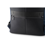 Stilvoller, jugendlicher Laptoprucksack mit Materialmix, 15,6'' farbe jeansblau sechste Ansicht