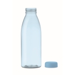 Plastikflasche aus RPET, BPA-frei und in vielen Farben, 550 ml farbe transparentes hellblau dritte Ansicht