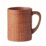 Tasse aus Eichenholz gravieren oder in Vollfarbe bedrucken, 280 ml farbe holzton