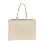 Baumwolltasche mit resistenter Innenbeschichtung, 230 g/m2 farbe beige