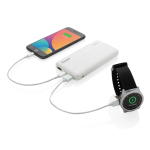 Langlebige Powerbank mit dualem USB der Marke Philips, 10.000 mAh farbe weiß dritte Ansicht