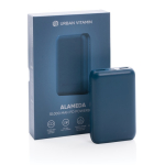 Powerbank mit Schnellladefunktion, gleichzeitiges Laden von 3 Geräten farbe blau Ansicht mit Box