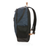 Vielseitiger Rucksack aus recyceltem Polyester für Outdoor-Aktivitäten farbe marineblau fünfte Ansicht