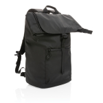 Wasserdichter Laptop-Rucksack aus recyceltem Polyester, 15,6'' farbe schwarz fünfte Ansicht