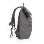 Wasserdichter Laptop-Rucksack aus recyceltem Polyester, 15,6'' farbe dunkelgrau dritte Ansicht