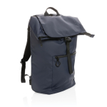 Wasserdichter Laptop-Rucksack aus recyceltem Polyester, 15,6'' farbe marineblau fünfte Ansicht