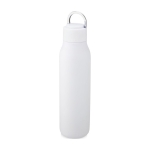 Thermosflasche aus Edelstahl mit Deckelgriff gravieren lassen, 600ml farbe weiß vierte Ansicht