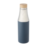 Elegante Thermosflasche im zweifarbigen Design, 540 ml farbe petrolblau dritte Ansicht