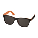 Sonnenbrille in zwei Farben für Festivals, UV400-Schutz farbe orange