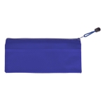 Federmäppchen mit Reißverschluss aus weichem PVC farbe blau