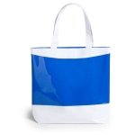 Strandtasche aus robustem PVC in kräftigen Farben mit Logo bedrucken farbe blau