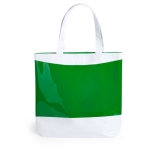 Strandtasche aus robustem PVC in kräftigen Farben mit Logo bedrucken farbe grün