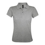 Damen-Poloshirt aus Polyester und Baumwolle, 200 g/m2, SOL'S Prime farbe grau mamoriert