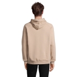 Unisex-Sweatshirt aus Öko-Materialien mit Kapuze, 280 g/m2, Stellar farbe beige Detailbild 3