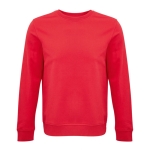 Unisex-Sweatshirt aus ökologischen Materialien, 280 g/m2, SOL'S Comet farbe rot fünfte Ansicht