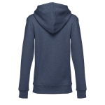 Damen-Sweatshirt aus Baumwolle und Polyester, 320 g/m2, THC Amsterdam farbe blau mamoriert dritte Ansicht