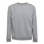 Unisex Plüsch-Sweatshirt aus Baumwolle, 240 g/m2, THC Colombo farbe grau mamoriert zweite Ansicht