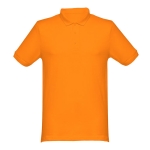 Poloshirt bedrucken aus Baumwolle in vielen Farben, 240 g/m2, THC Monaco farbe orange