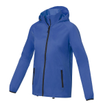 Wasserdichte Kapuzen-Damenjacke aus Nylon, 60 g/m2, Elevate Essentials farbe köngisblau