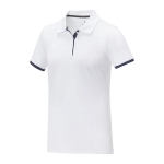 Damen-Poloshirt mit Farbdetails und Baumwolle, 200 g/m2, Elevate Life