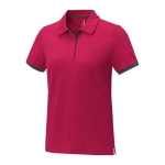 Damen-Poloshirt mit Farbdetails und Baumwolle, 200 g/m2, Elevate Life