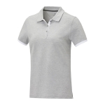 Damen-Poloshirt mit Farbdetails und Baumwolle, 200 g/m2, Elevate Life