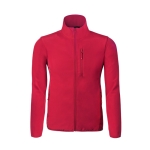 Wasserdichte Jacke mit Logo aus recyceltem RPET, 300 g/m2, MKT Scola farbe rot erste Ansicht