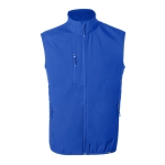 Atmungsaktive Weste aus recyceltem Softshell, 300 g/m2, MKT Jandro farbe blau