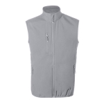 Atmungsaktive Weste aus recyceltem Softshell, 300 g/m2, MKT Jandro farbe grau