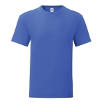 Günstiges T-Shirt für Siebdruck, 150 g/m2, Fruit of the Loom farbe blau